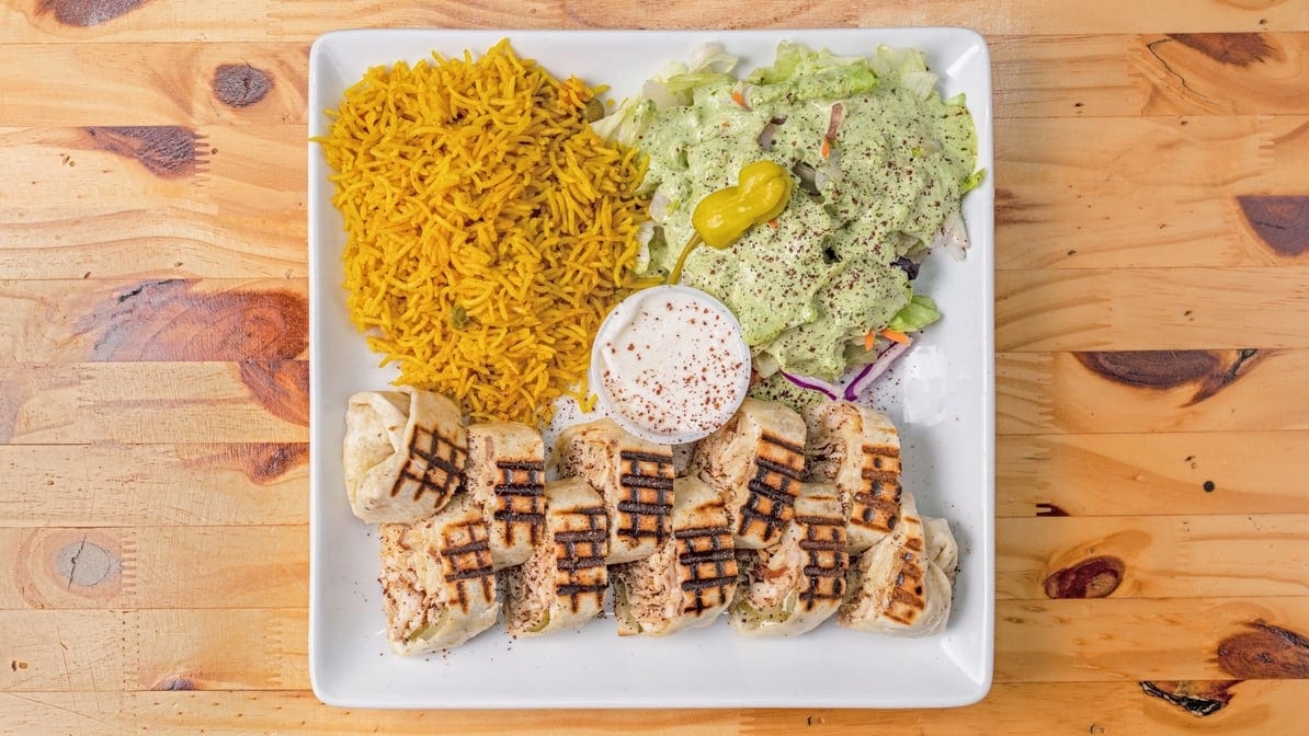 Chicken Shawarma Plate.